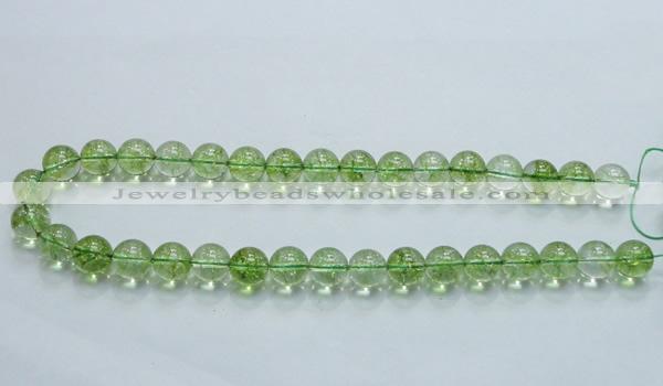 COQ05 16 inches 8mm round dyed olive quartz beads wholesale