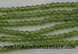 COQ51 15.5 inches 4mm round natural olive quartz beads wholesale