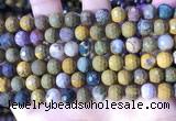 COS311 15.5 inches 8mm faceted round ocean jasper beads