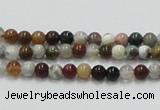 COS37 15.5 inches 4mm round ocean stone beads wholesale