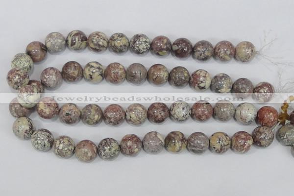 COT05 15.5 inches 16mm round osmanthus stone beads wholesale