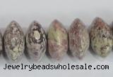 COT08 15.5 inches 10*20mm rondelle osmanthus stone beads