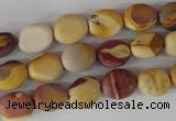 COV12 15.5 inches 8*10mm oval mookaite gemstone beads wholesale