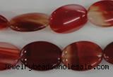 COV129 15.5 inches 13*18mm oval red agate beads wholesale