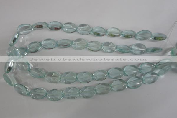 COV146 15.5 inches 13*18mm oval glass beads wholesale