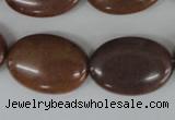 COV162 15.5 inches 18*25mm oval candy jade beads wholesale