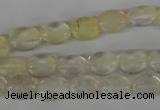 COV41 15.5 inches 8*10mm oval watermelon yellow beads wholesale