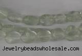 COV42 15.5 inches 8*10mm oval watermelon green beads wholesale