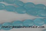 COV62 15.5 inches 10*14mm oval candy jade beads wholesale