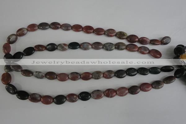 COV79 15.5 inches 10*14mm oval Indian agate beads wholesale