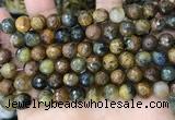 CPB1068 15.5 inches 10mm faceted round natural pietersite beads