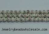 CPB601 15.5 inches 6mm round Painted porcelain beads