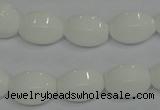 CPB70 15.5 inches 12*16mm rice white porcelain beads wholesale