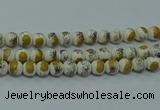 CPB751 15.5 inches 6mm round Painted porcelain beads