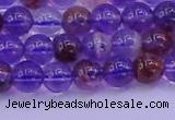 CPC601 15.5 inches 6mm round purple phantom quartz beads