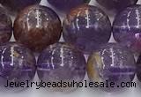 CPC667 15.5 inches 10mm round purple phantom quartz beads wholesale