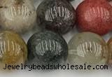 CPC673 15.5 inches 12mm round phantom quartz gemstone beads