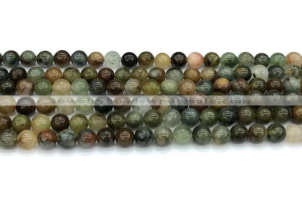 CPC691 15 inches 8mm round phantom quartz beads