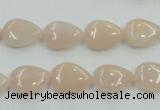 CPI04 15.5 inches 10*14mm flat teardrop pink aventurine jade beads