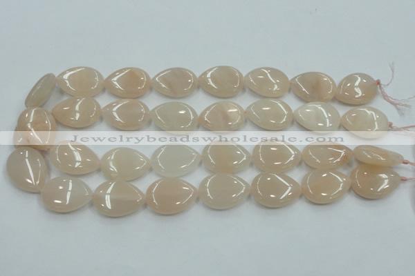 CPI05 15.5 inches 18*25mm flat teardrop pink aventurine jade beads