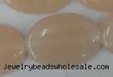 CPI153 15.5 inches 25*35mm oval pink aventurine jade beads