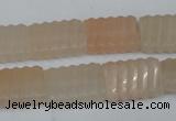 CPI154 15.5 inches 13*18mm carved rectangle pink aventurine jade beads