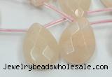 CPI16 15.5 inches 18*25mm briolette pink aventurine jade beads