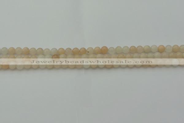 CPI200 15.5 inches 4mm round pink aventurine jade beads