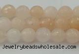 CPI210 15.5 inches 4mm faceted round pink aventurine jade beads