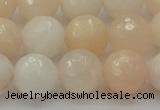 CPI213 15.5 inches 10mm faceted round pink aventurine jade beads