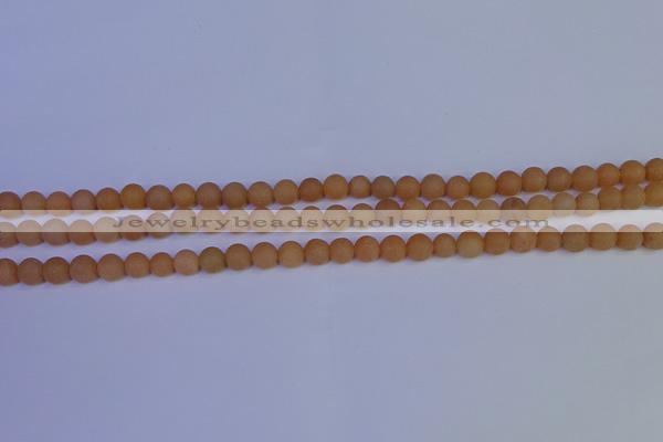 CPI301 15.5 inches 6mm round matte red aventurine beads wholesale