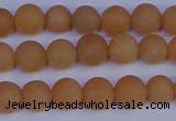 CPI302 15.5 inches 8mm round matte red aventurine beads wholesale