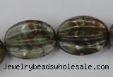 CPJ372 15.5 inches 25*28mm starfruit picasso jasper gemstone beads