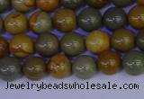 CPJ451 15.5 inches 6mm round wildhorse picture jasper beads