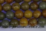 CPJ452 15.5 inches 8mm round wildhorse picture jasper beads