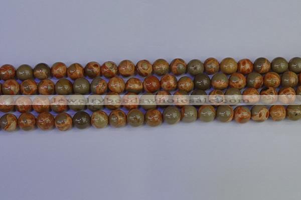 CPJ463 15.5 inches 10mm round African picture jasper beads