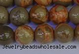 CPJ464 15.5 inches 12mm round African picture jasper beads