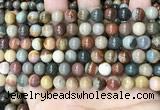 CPJ482 15.5 inches 8mm round polychrome jasper beads wholesale