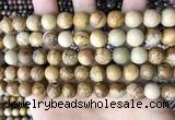 CPJ661 15.5 inches 10mm round picture jasper beads wholesale