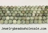 CPJ702 15.5 inches 8mm round greeting pine jasper beads