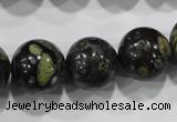 CPM06 15.5 inches 16mm round plum blossom jade beads wholesale