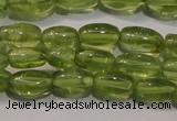 CPO111 15 inches 4*7mm rice natural peridot beads wholesale