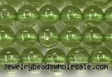 CPO133 15.5 inches 4mm round natural peridot beads wholesale