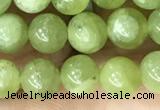 CPO44 15.5 inches 6mm round natural olivine gemstone beads