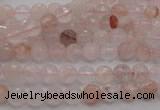 CPQ202 15.5 inches 6mm faceted round natural pink quartz beads