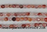 CPQ21 15.5 inches 4mm faceted round natural pink quartz beads