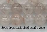 CPQ251 15.5 inches 6mm round natural pink quartz beads wholesale