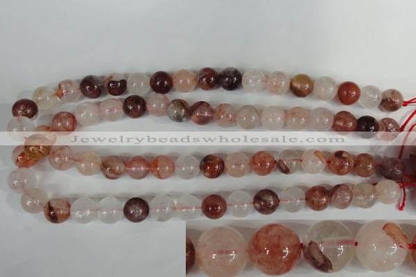 CPQ31 15.5 inches 12mm round natural pink quartz beads wholesale