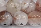 CPQ336 15 inches 10mm round pink quartz beads