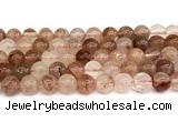 CPQ343 15.5 inches 10mm round pink quartz gemstone beads